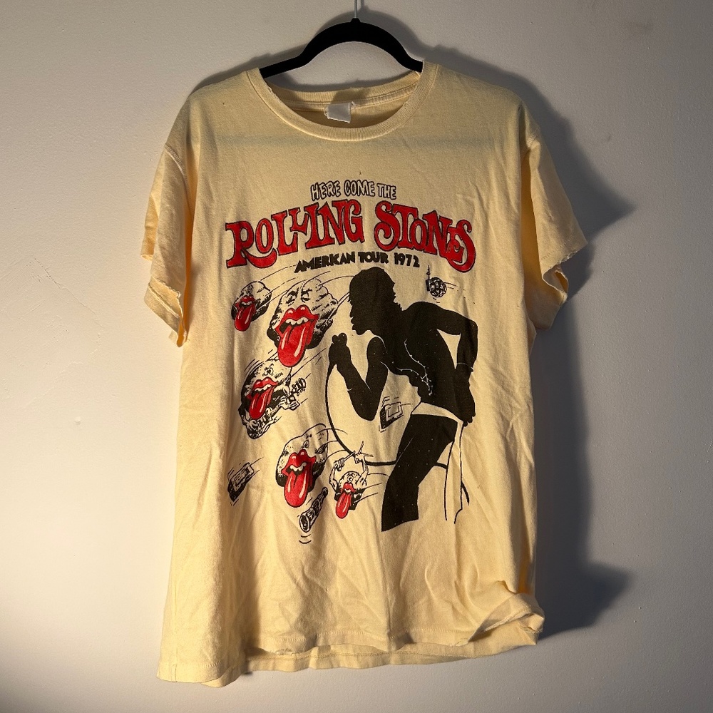 New Madeworn Rolling Stones T-Shirt (Vintage Style Band Tee)
